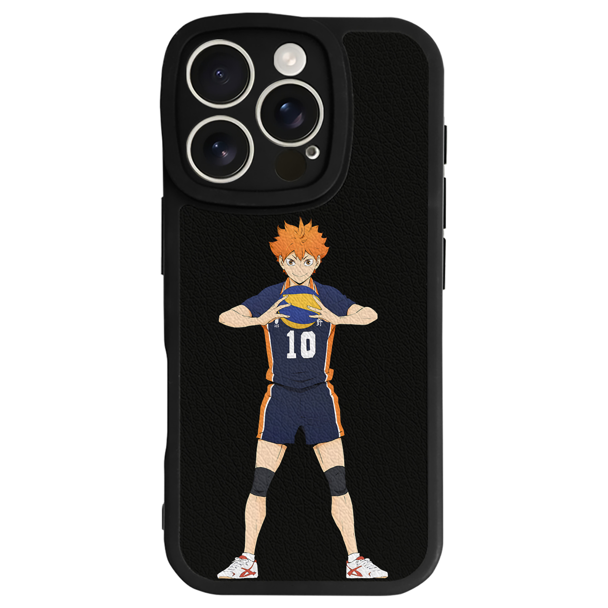 （画像用） ハイキュー!! Haikyu!! 【iPhone 16シリーズ対応】シリコンスマホケース（レザー調） 材質：シリコン